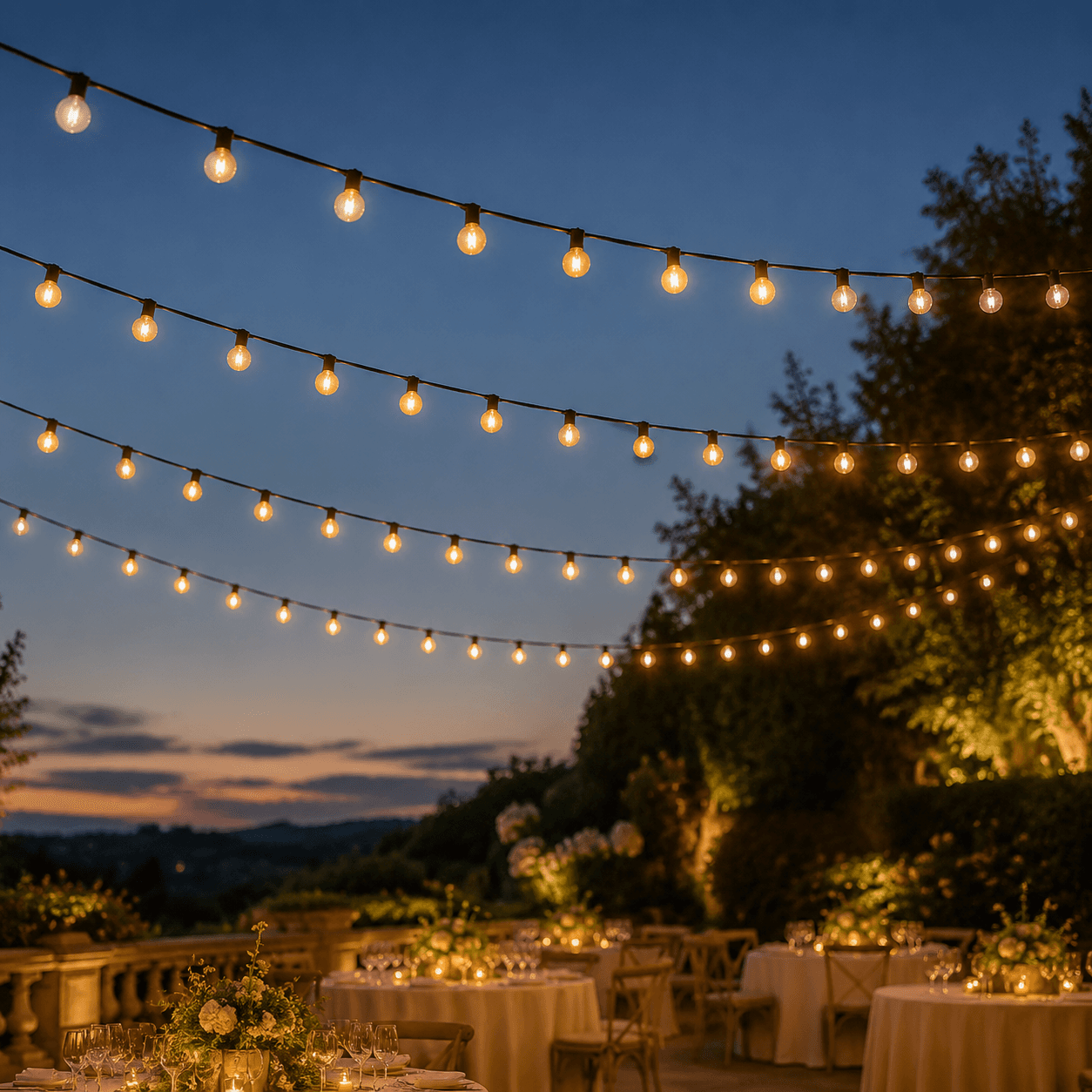 LED-Bistrolichterkette – Warmweiß, 30 m, Bild 1 von 1