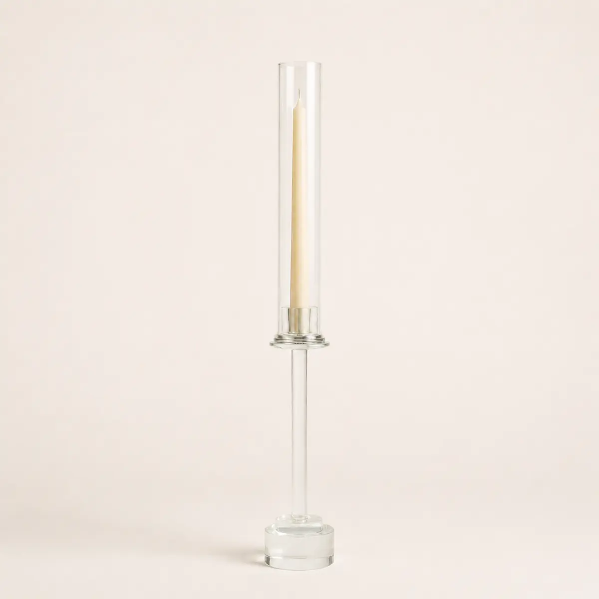 Glas-Kerzenhalter Kaira mit Windschutz – H56, Bild 1 von 1